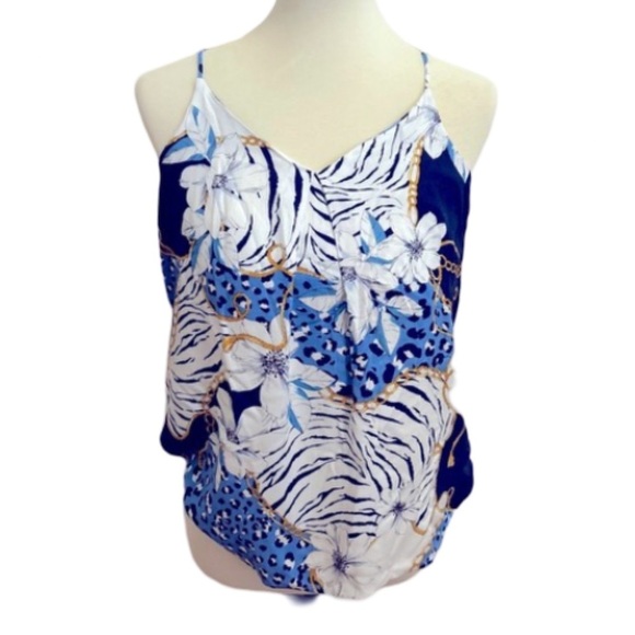 RENEE C. Graphic Chain Print Cami - Picture 3 of 8